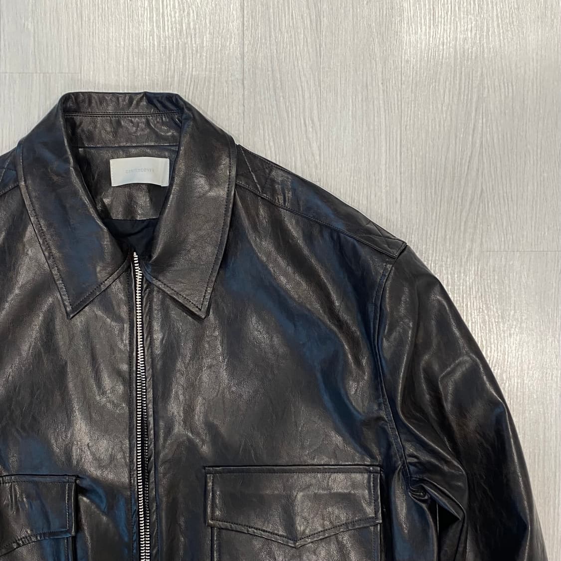 젠틀커버 A-2 레더 자켓 브라운 L 상품이미지4