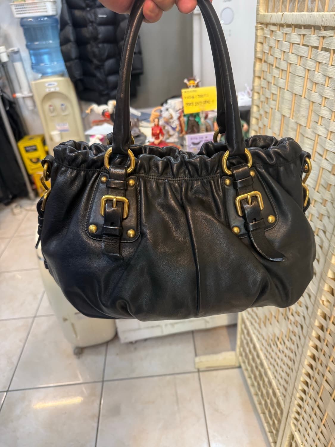 정품 프라다 레더 2way백 팝니다 상품이미지4