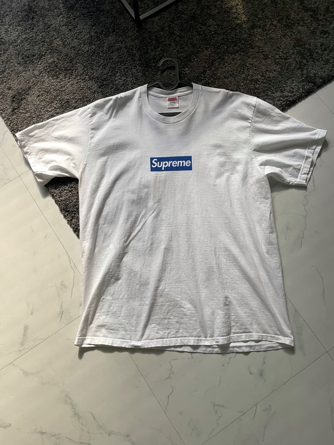 23FW 슈프림 서울 박스로고 티셔츠 화이트 상품이미지3