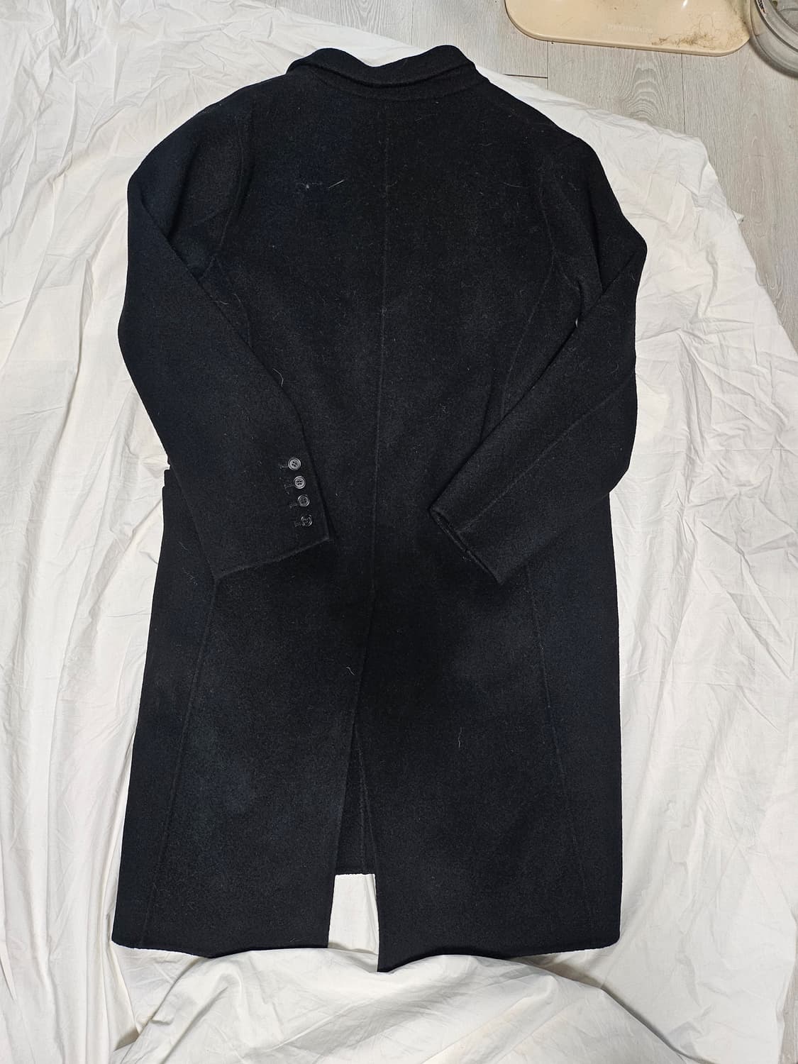 오프화이트 17fw 버질 아블로 패치 울코트 XL 상품이미지2