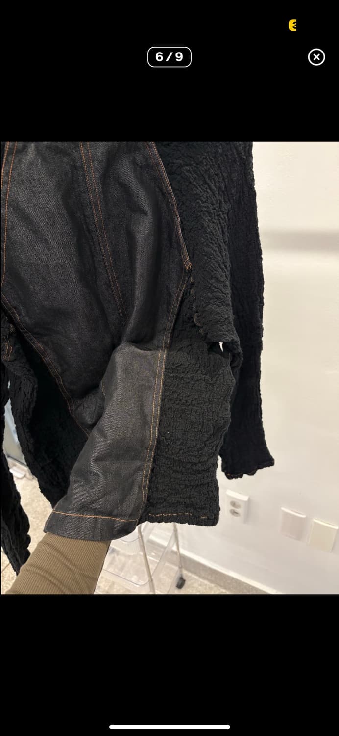 me Issey Miyake wrinkle denim zip up 상품이미지6