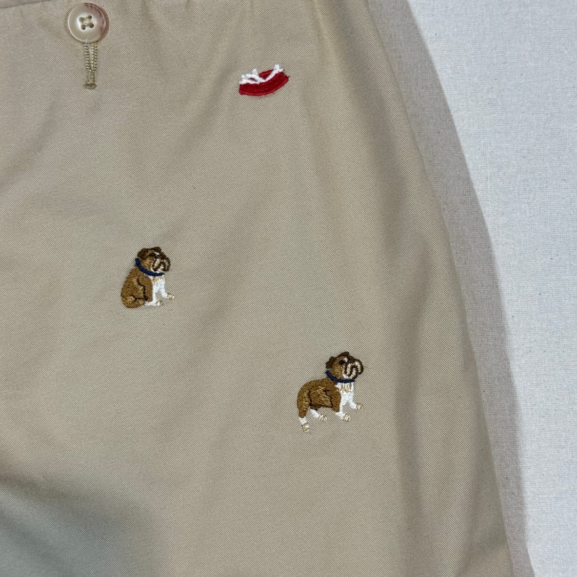 32inch) 폴로 랄프로렌 불독 자수 클래식핏 반바지 신형 상품이미지6