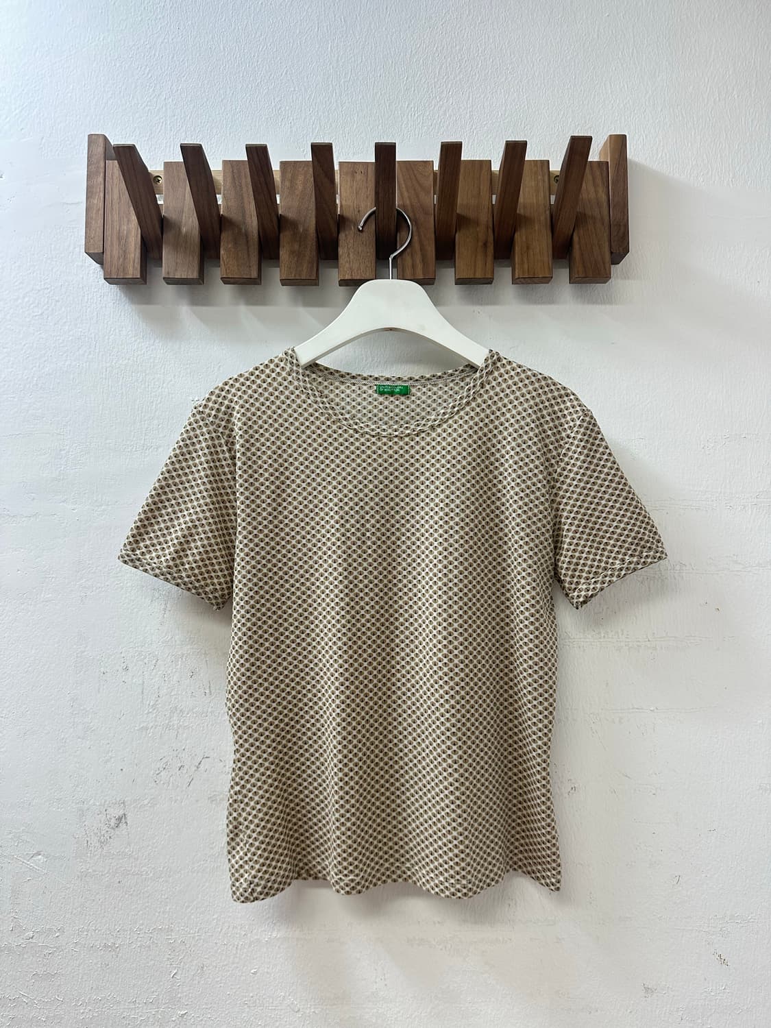 베네통 Benetton 빈티지 패턴 반팔 티셔츠 상품이미지1