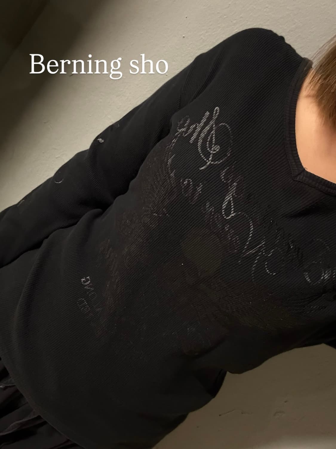 Berning sho lettering & printing l/s 상품이미지1