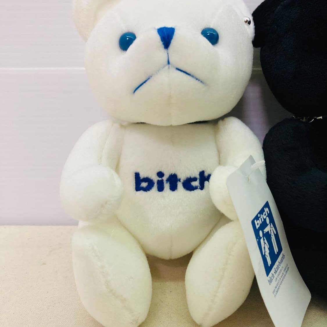 90s 초희귀 비치 스케이트보드 로고 곰인형 세트 상품이미지2
