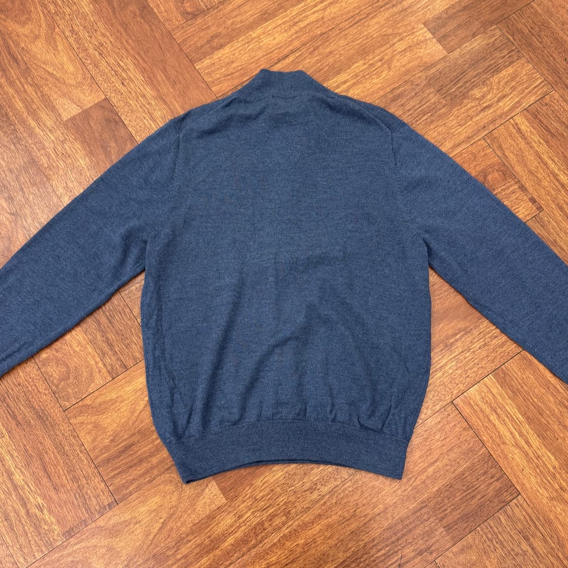 L(105) 브룩스브라더스 메리노울 반집업 니트  상품이미지2