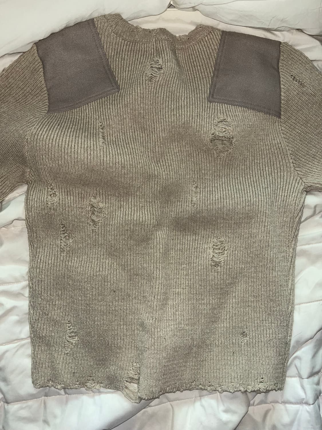 떠그클럽 패치 니트 1사이즈 상품이미지3