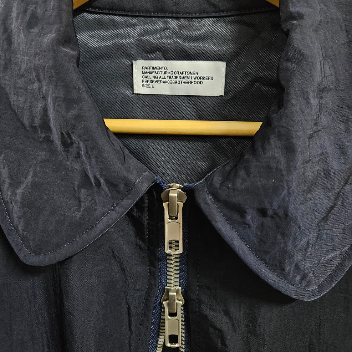 L 파르티멘토 컬러블록 플라이트 블루종 네이비 상품이미지5