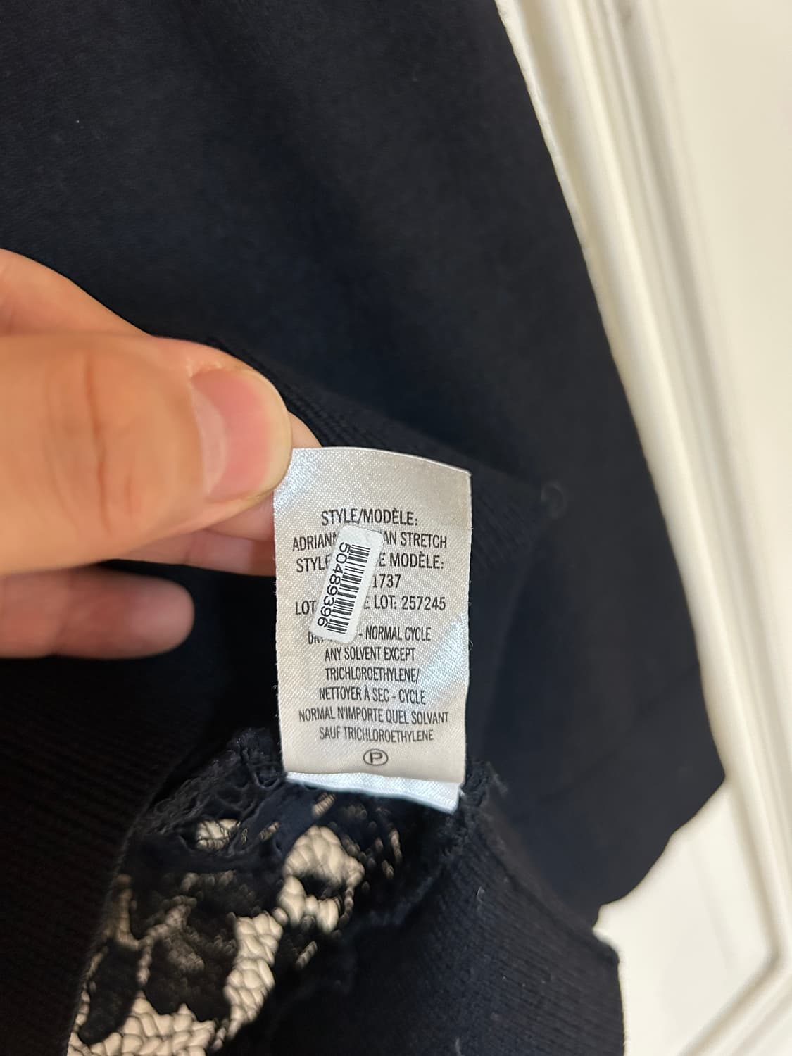 띠어리 레이스 시스루백 니트 상품이미지4