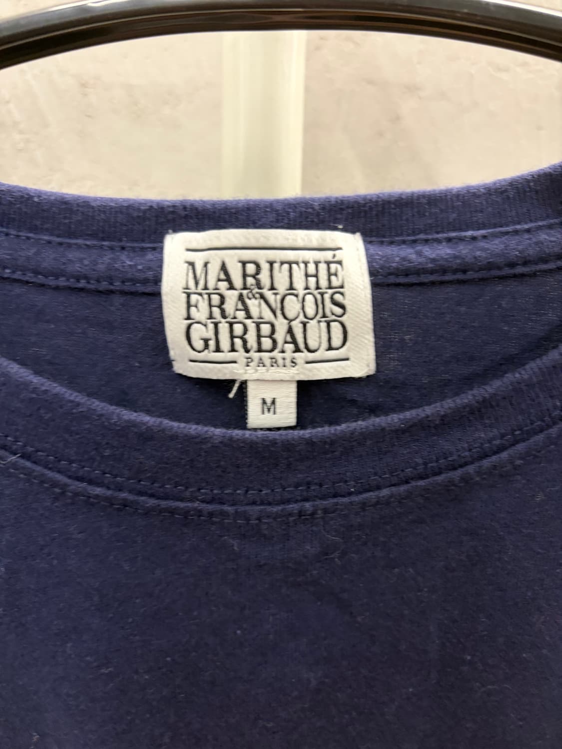 마리떼 프랑소와 저버 네이비 반팔티 M 상품이미지3