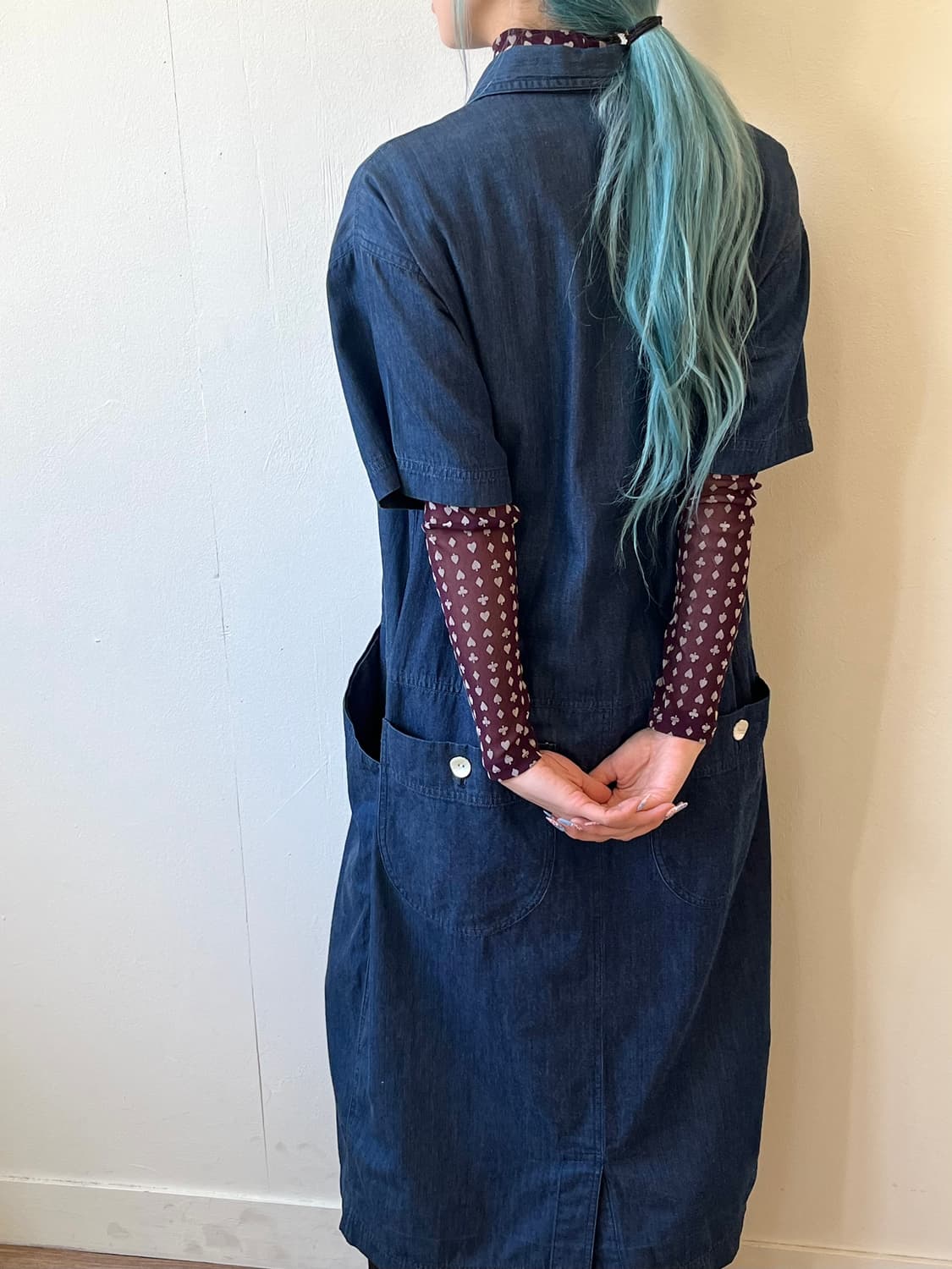 이세이미야케 ‘HAI ‘ 데님 원피스 상품이미지7