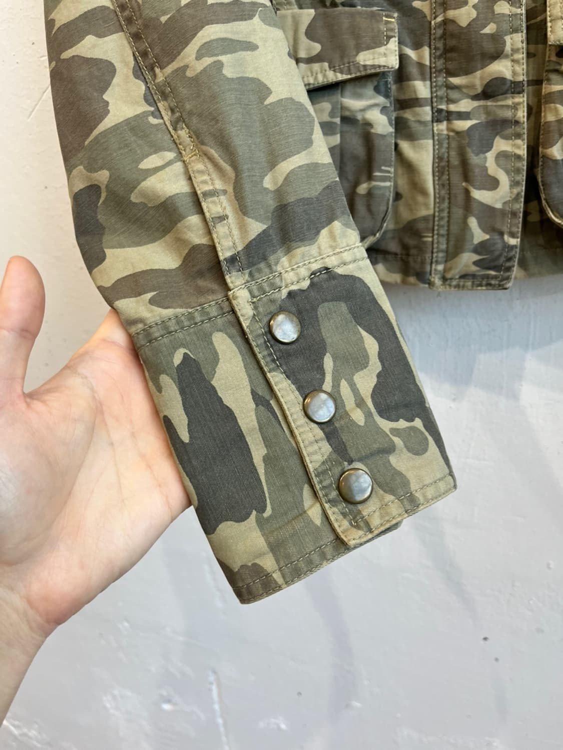 Reing Jeans JPN 카모플라쥬 자켓 우먼즈 상품이미지4
