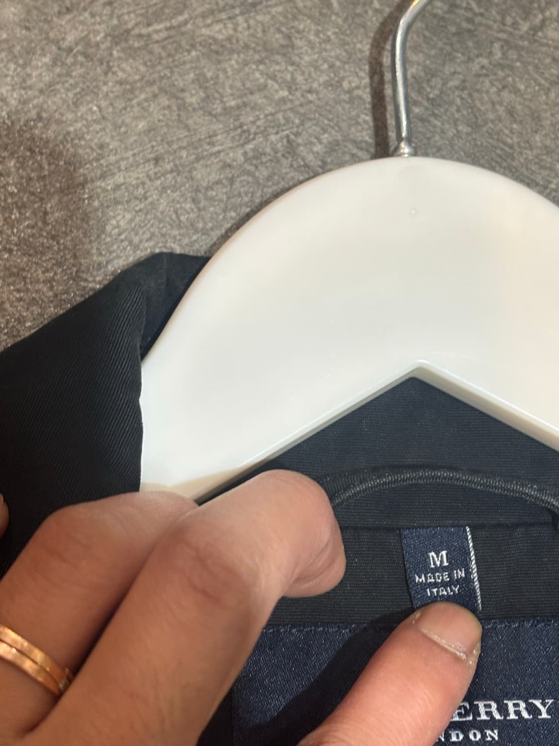 버버리 블랙 남성 면자켓 점퍼 M 상품이미지6