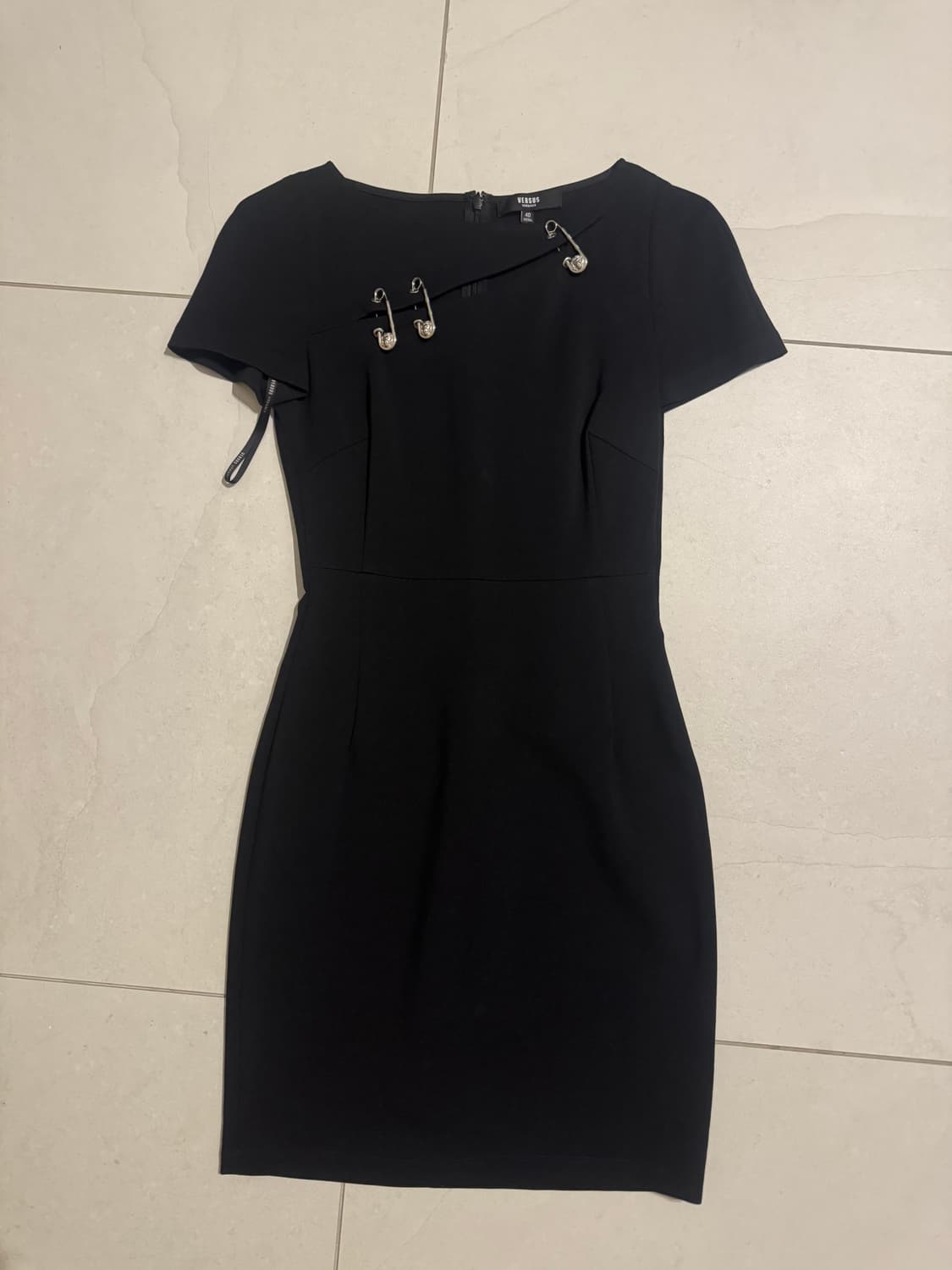 VERUS VERSACE 블랙 슬릿 드레스 상품이미지3