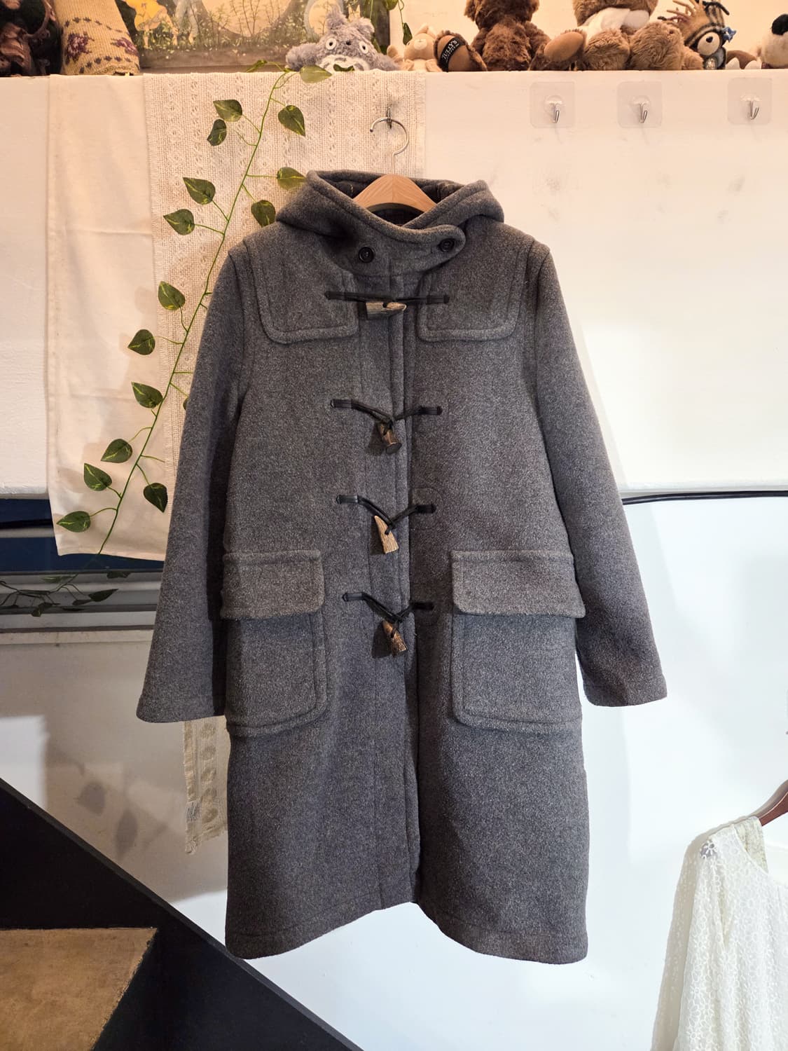 그레이 떡볶이 코트 상품이미지1