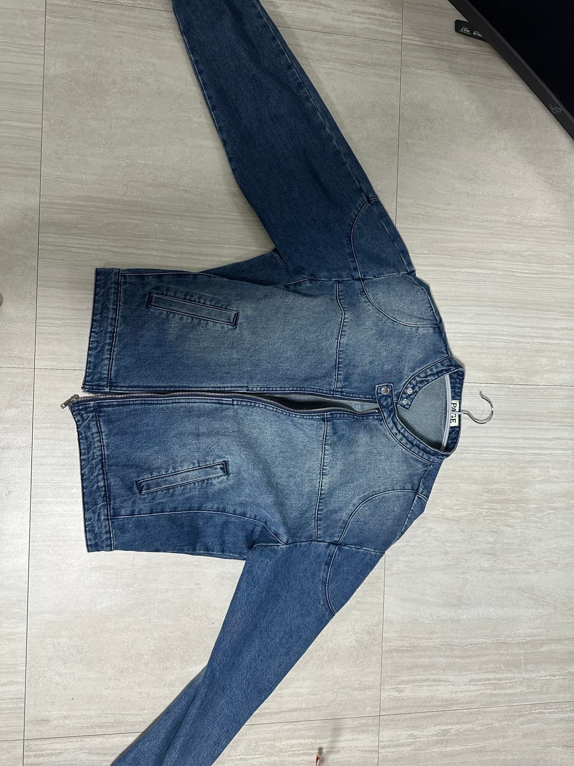 PAGE 데님 자켓 상품이미지1