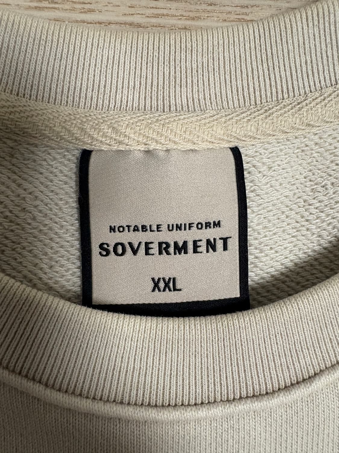 소버먼트 950G 솔리드 맨투맨 스웻 XXL 상품이미지2