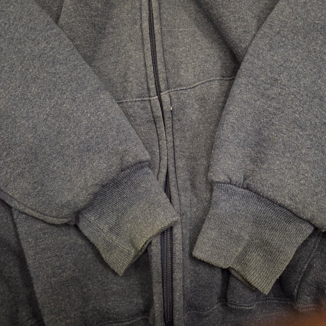 90s 빈티지 러셀 후드집업 네이비 XL 상품이미지8