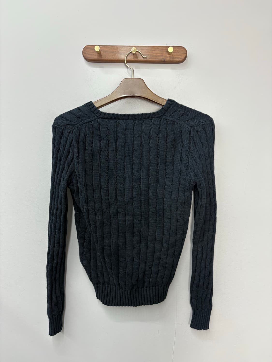 폴로랄프로렌 코튼 브이넥 케이블 니트 스웨터 A3040 상품이미지4