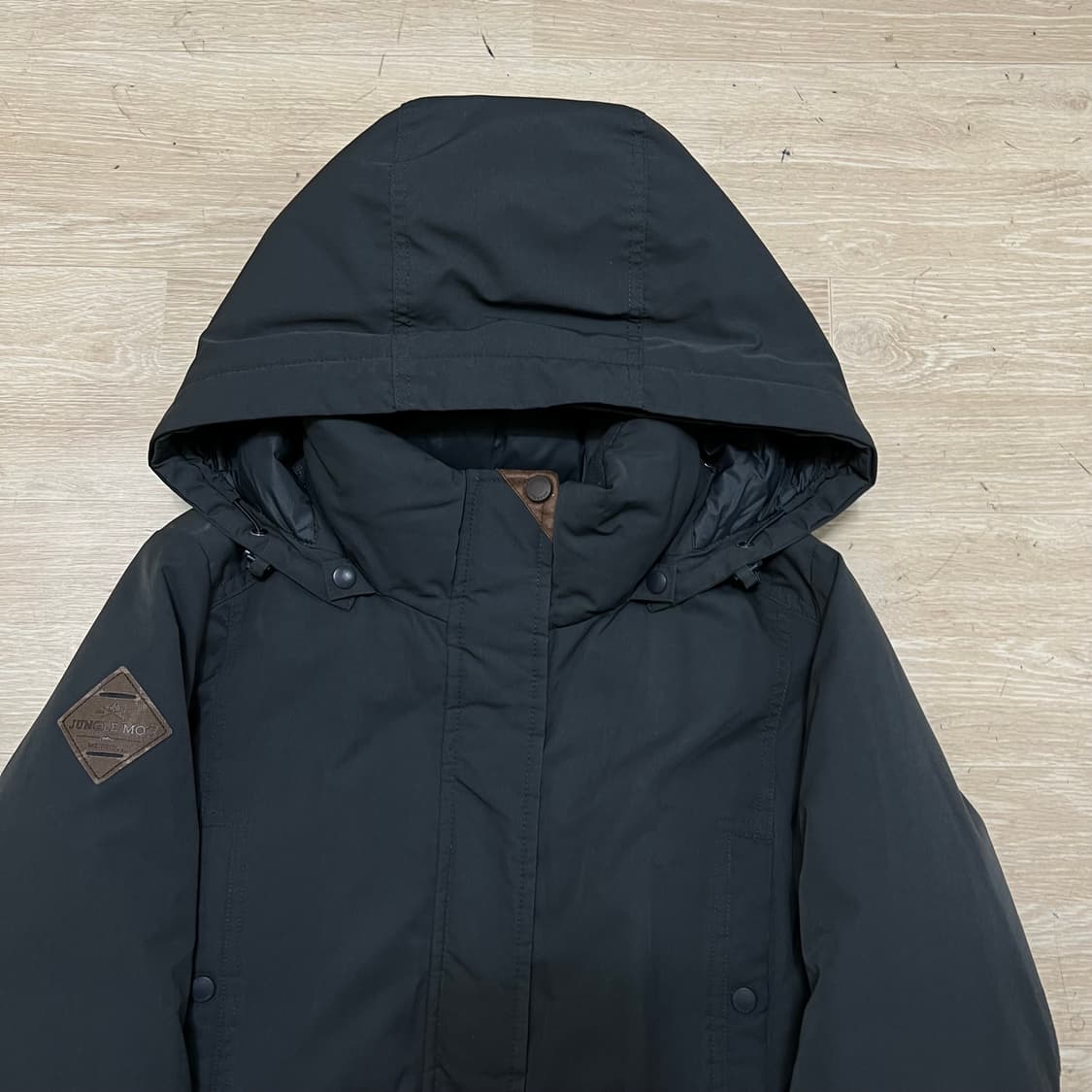 머렐 덕다운 후드 야상 롱패딩 점퍼 [다크 차콜] M/95 상품이미지2