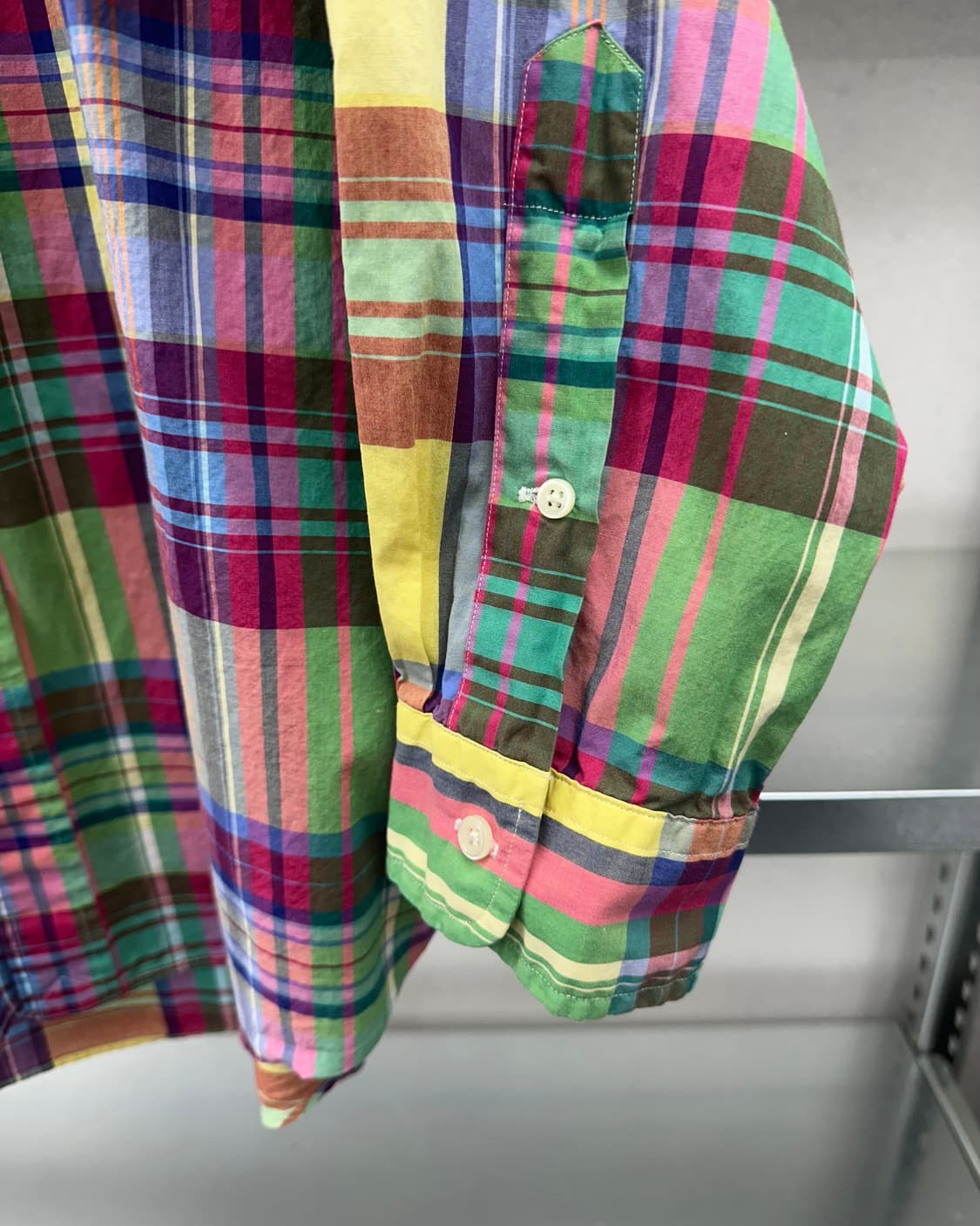 (XL)폴로 체크 셔츠-M1966 상품이미지3