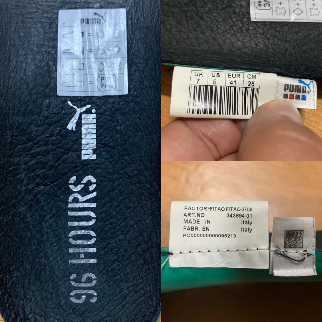 푸마 X 96 HOURS by 닐 바렛 00'S 아카이브 스니커즈 상품이미지8