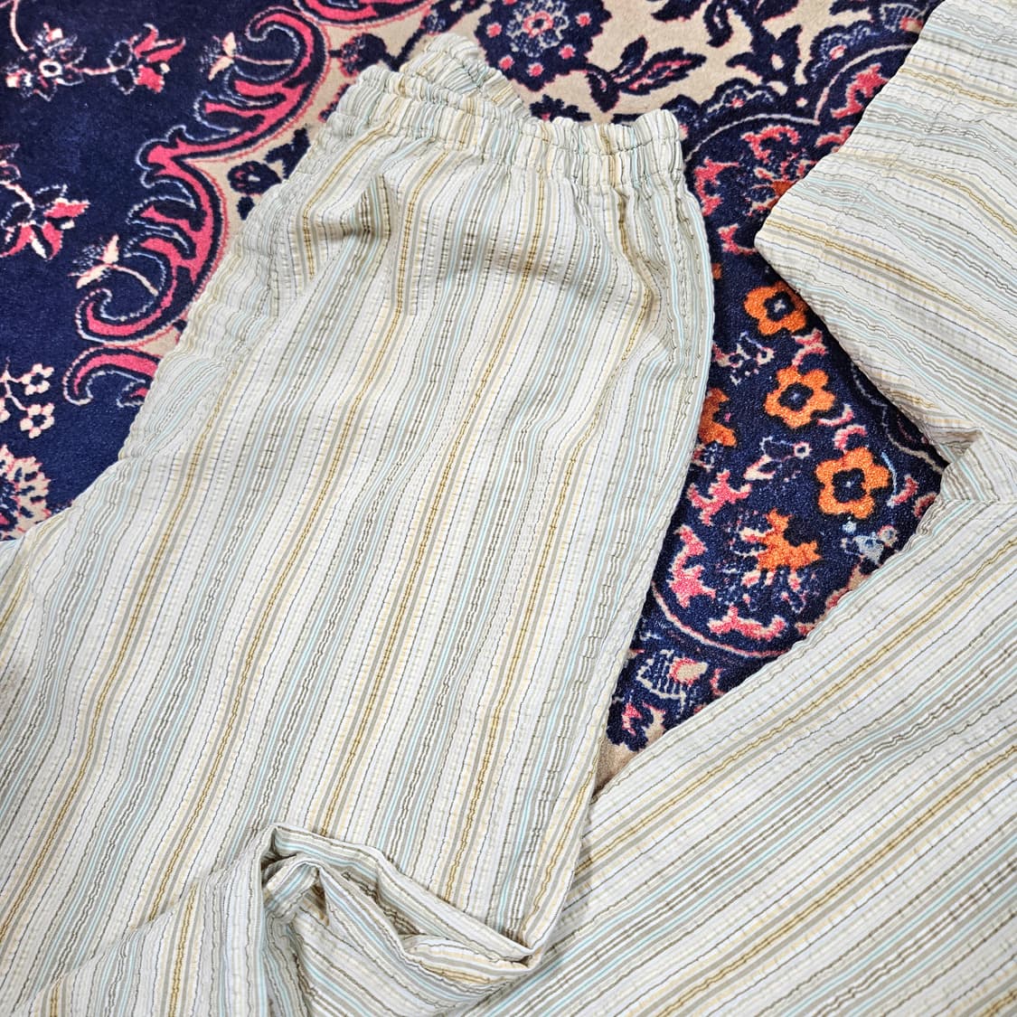 셀린느(CELINE) in Japan 빈티지 스트라이프 파자마 M 상품이미지4