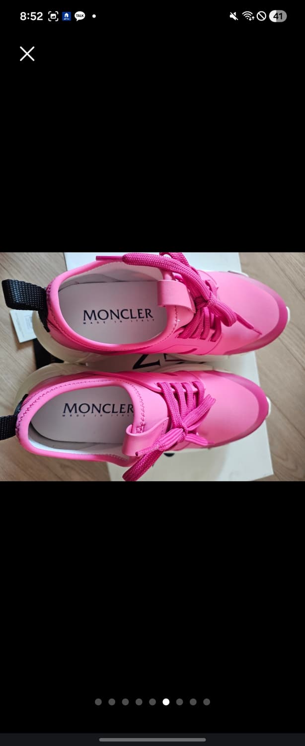 몽클레어 루나로브 핑크 스니커즈 38 상품이미지6