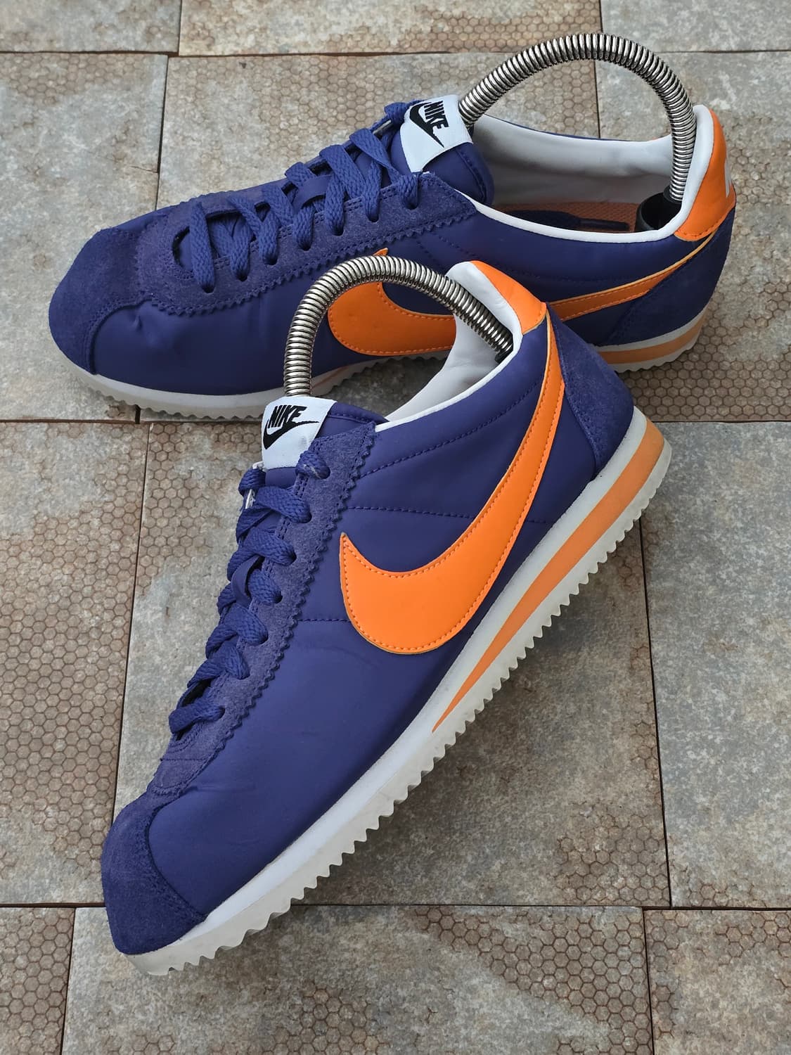 (265)나이키 코르테즈 나일론 퍼플 오렌지 상품이미지3