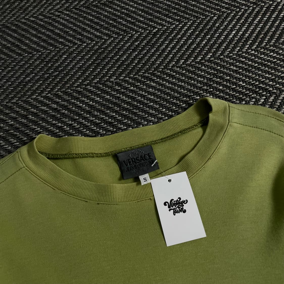 90s 베르사체 메두사 빅로고 아카이브 롱슬리브o 3640 상품이미지5