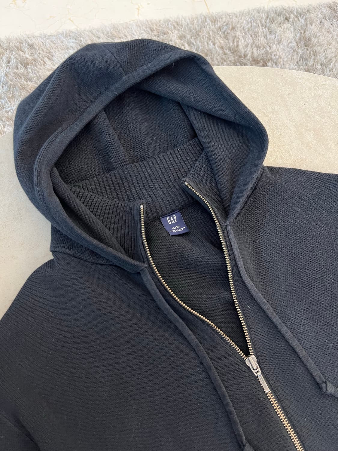 90s Gap Knit Zip-Up Hoodie 상품이미지4