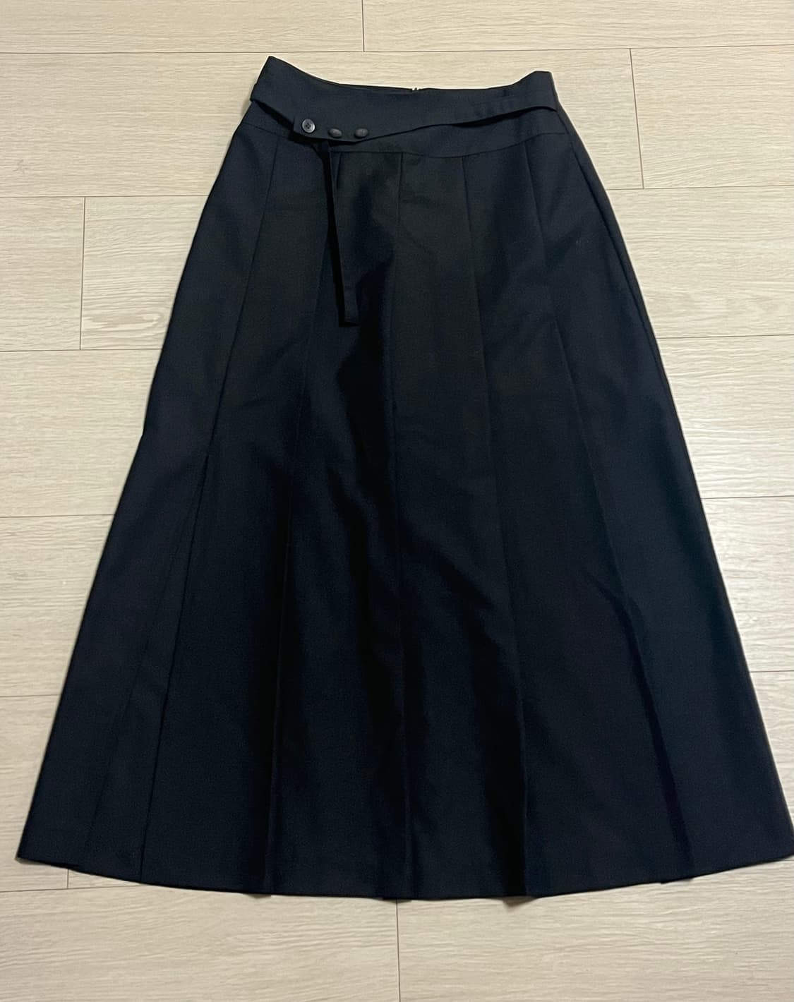 아워코모스 플리츠스커트 909 pleats slit skirt 상품이미지2