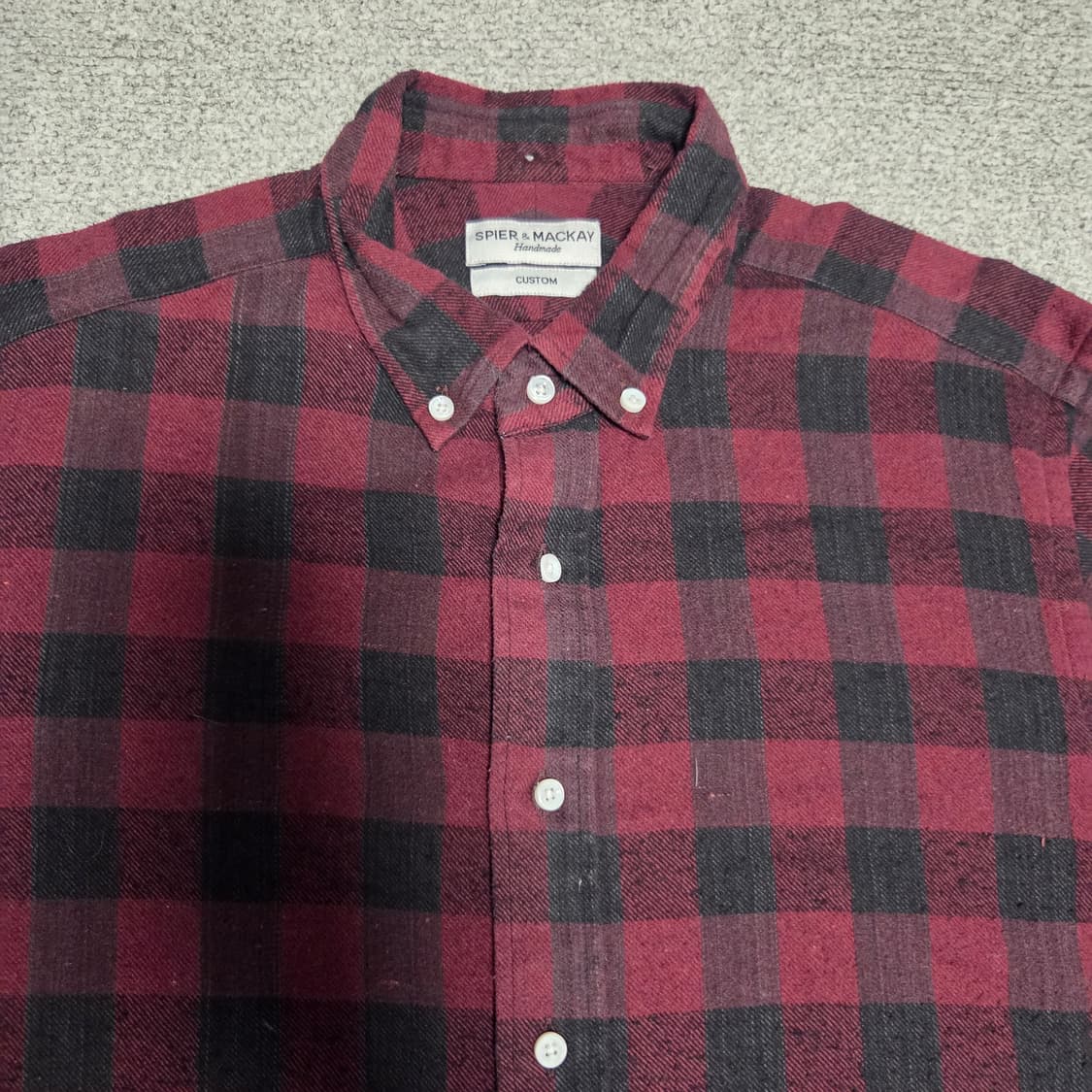 Spier&Mackay 핸드메이드 체크셔츠 L(100) 상품이미지2