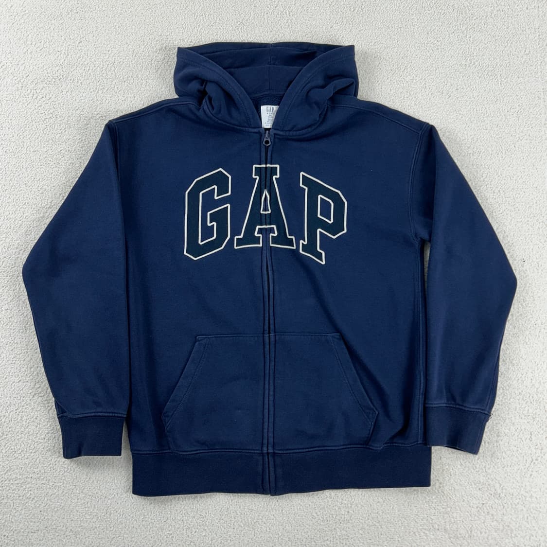 GAP 스펠아웃 로고 네이비 후드집업  상품이미지2