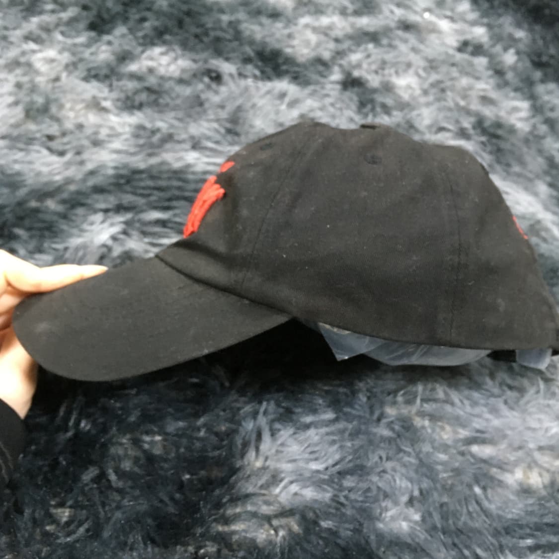 투티/0366 DARK R8M STUDIO X KREAM 자수 로고 모자 상품이미지4