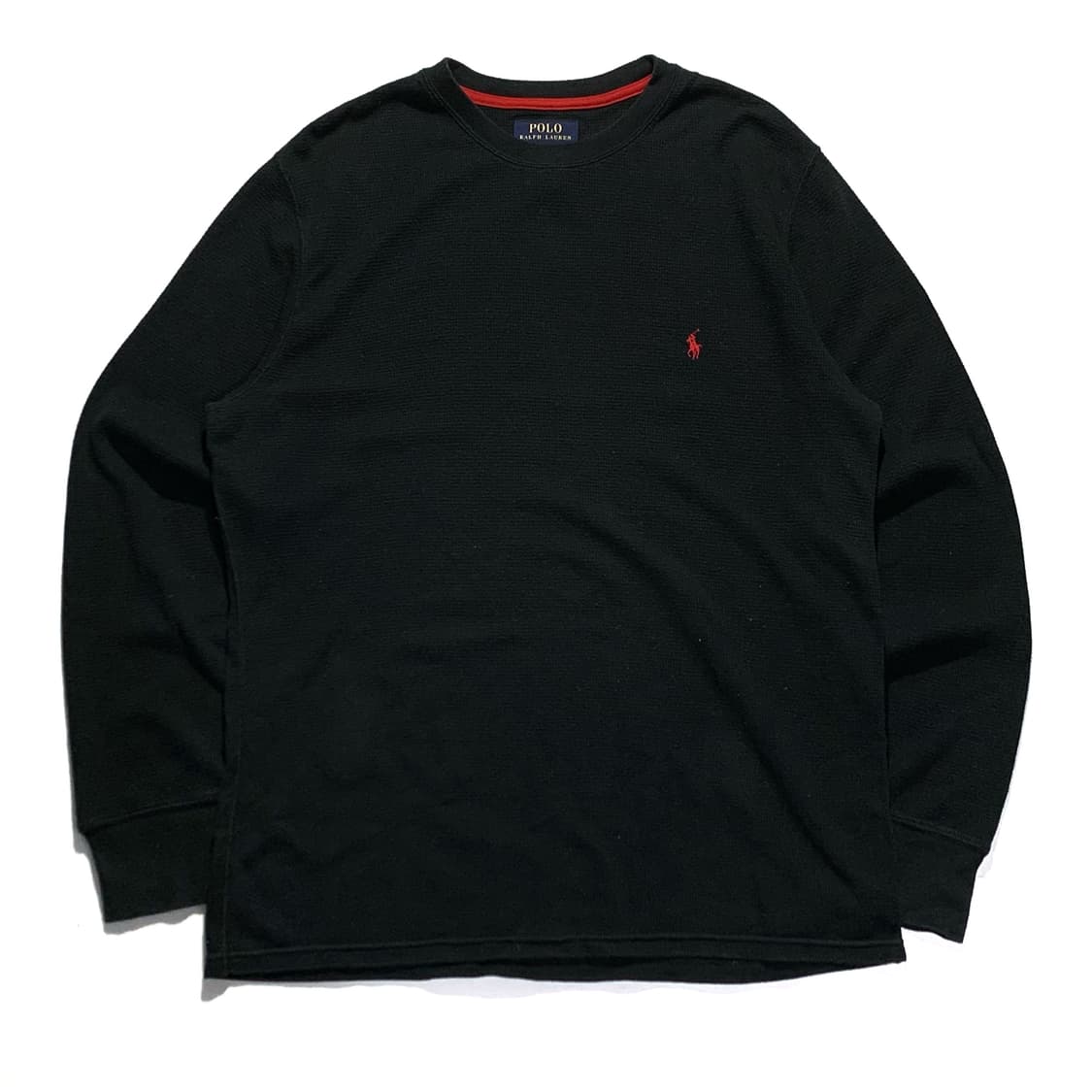 폴로 블랙 와플 롱슬리브 상품이미지1
