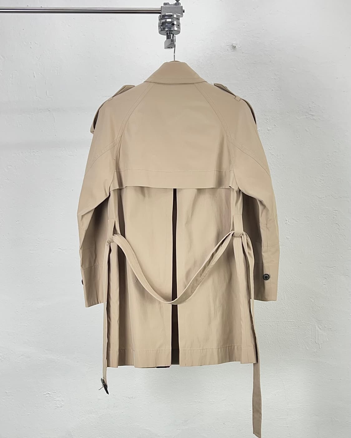 비비안 웨스트우드 앵글로마니아 베이지 타탄 나폴리 트렌치 맥 코트 상품이미지6