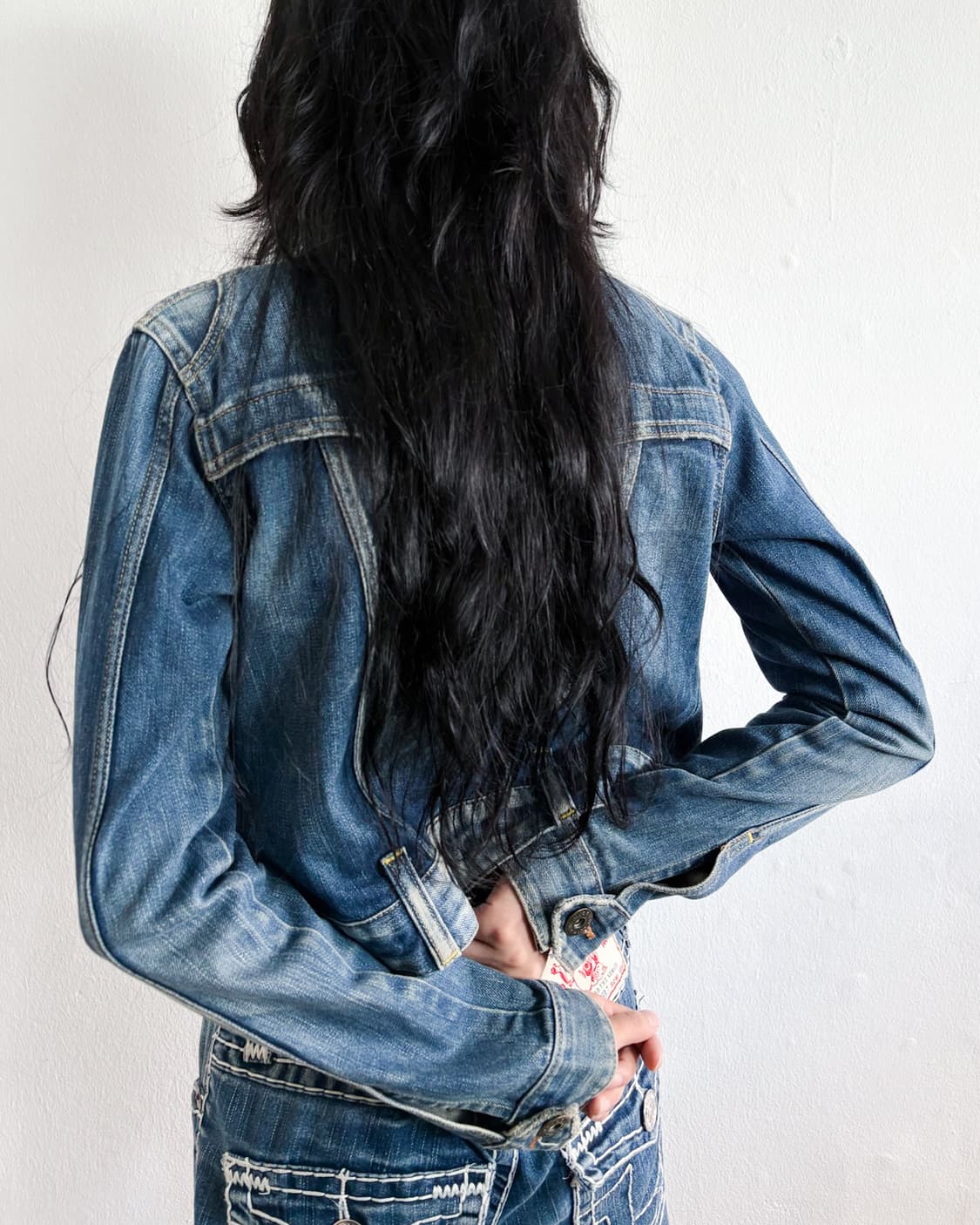 rare* blue blue japan denim trucker 상품이미지4
