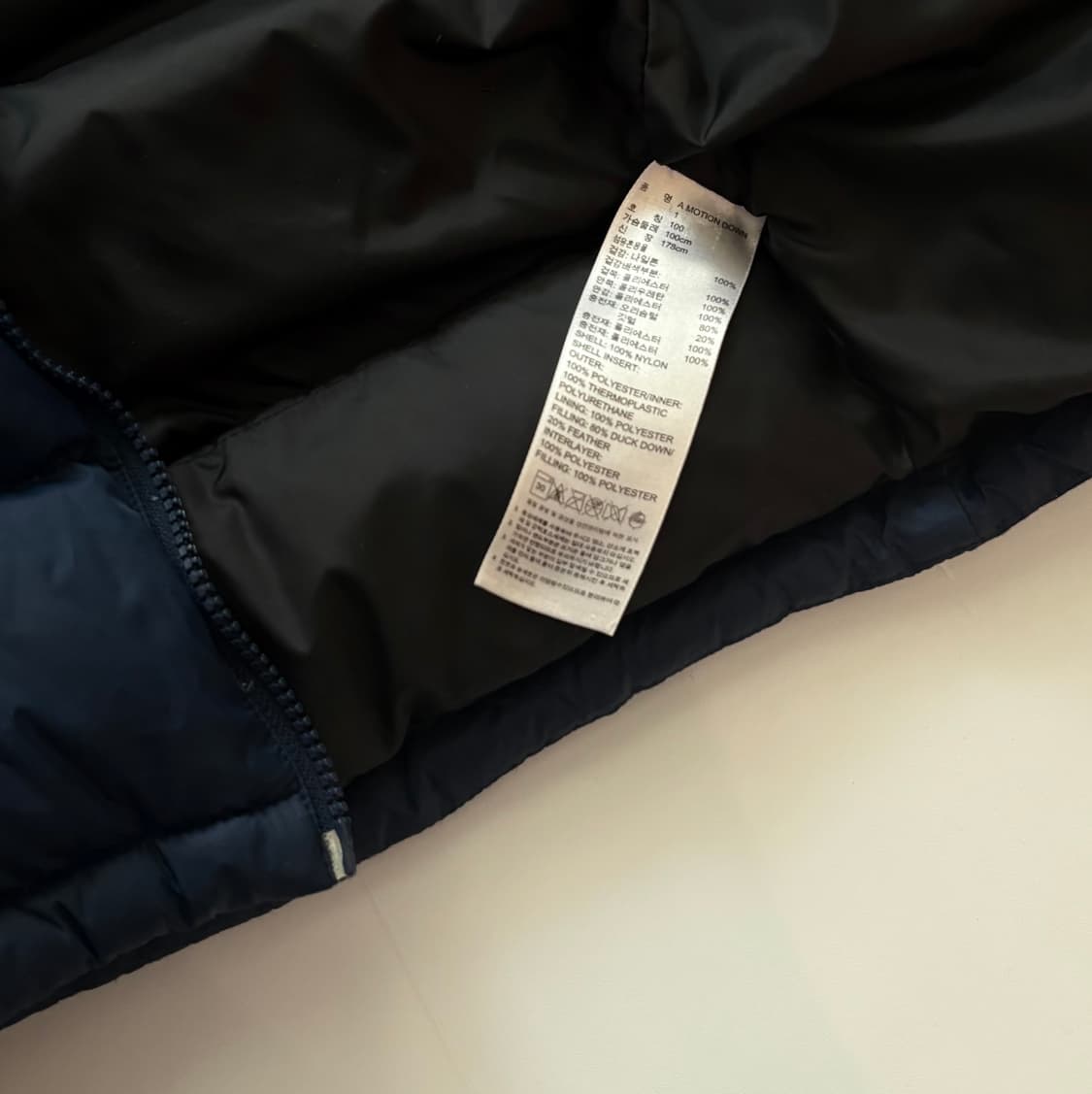 adidas 아디다스 네이비 덕다운 패딩 점퍼 상품이미지5