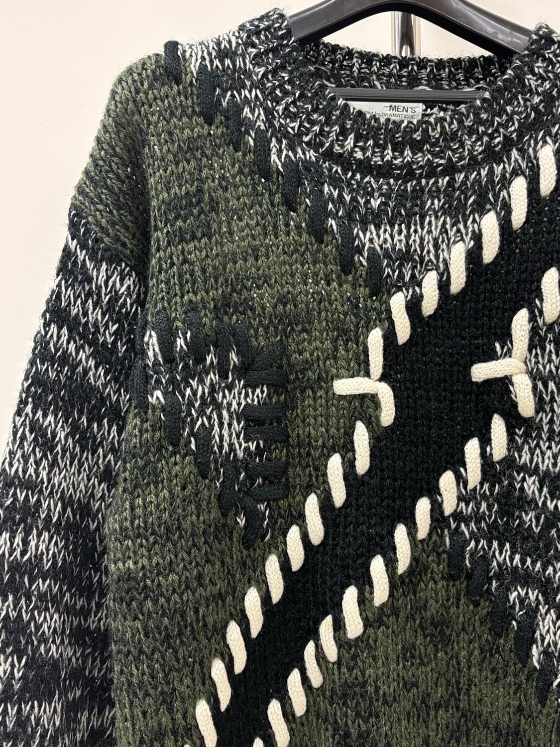 빈티지 유니크 니트 스웨터 상품이미지5