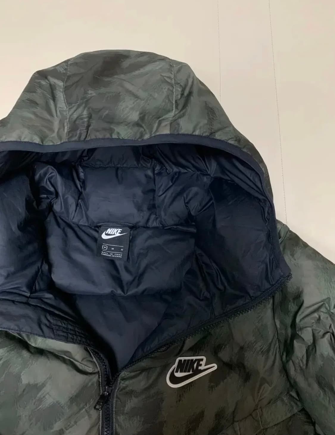 [M] 나이키 다운필 윈드러너 카모 덕다운 패딩 상품이미지3