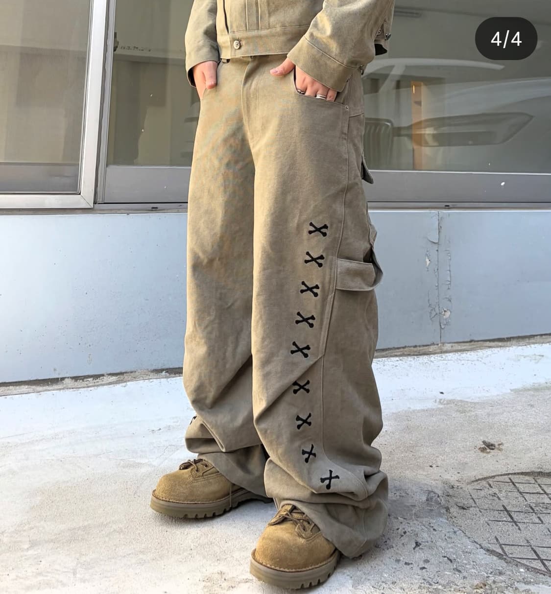 [3] 카미엔 X 아오이로 크롭 트러커 자켓 상품이미지6