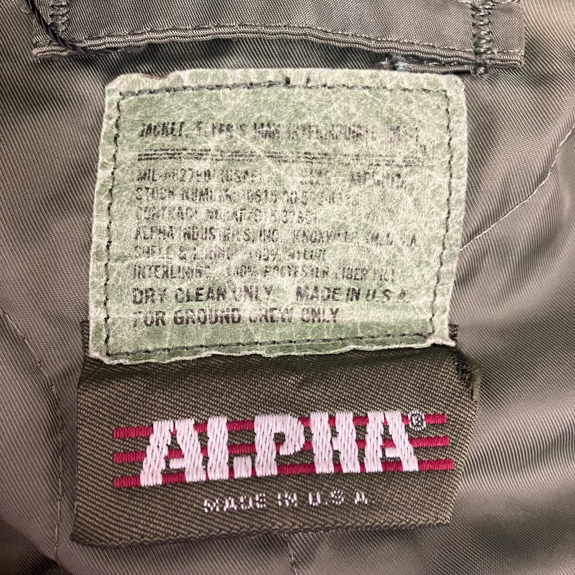 N320 usa 알파인더스트리 항공점퍼 ma1 상품이미지3