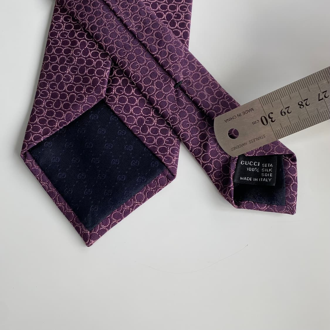 구찌(GUCCI) G모노그램 정품 명품 넥타이 상품이미지3