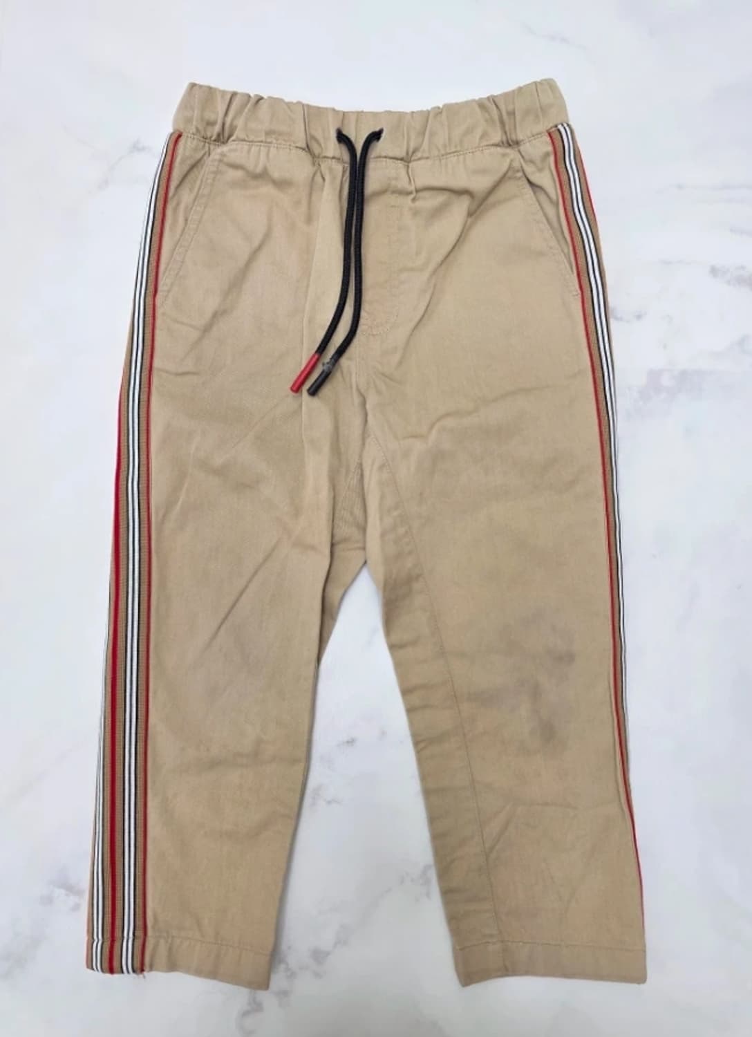 버버리 키즈 사이드라인 바지 팬츠 3~4세 키104cm 신형 키즈 상품이미지1