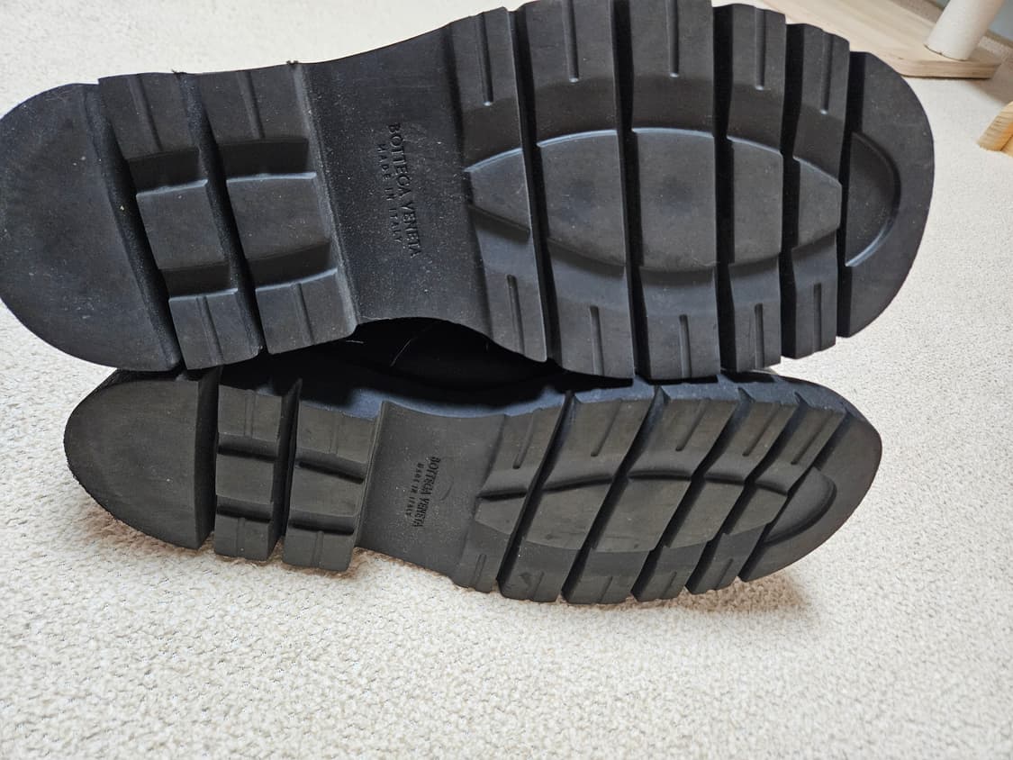 보테가 베네타 블랙 레이스업 부츠 46 상품이미지4