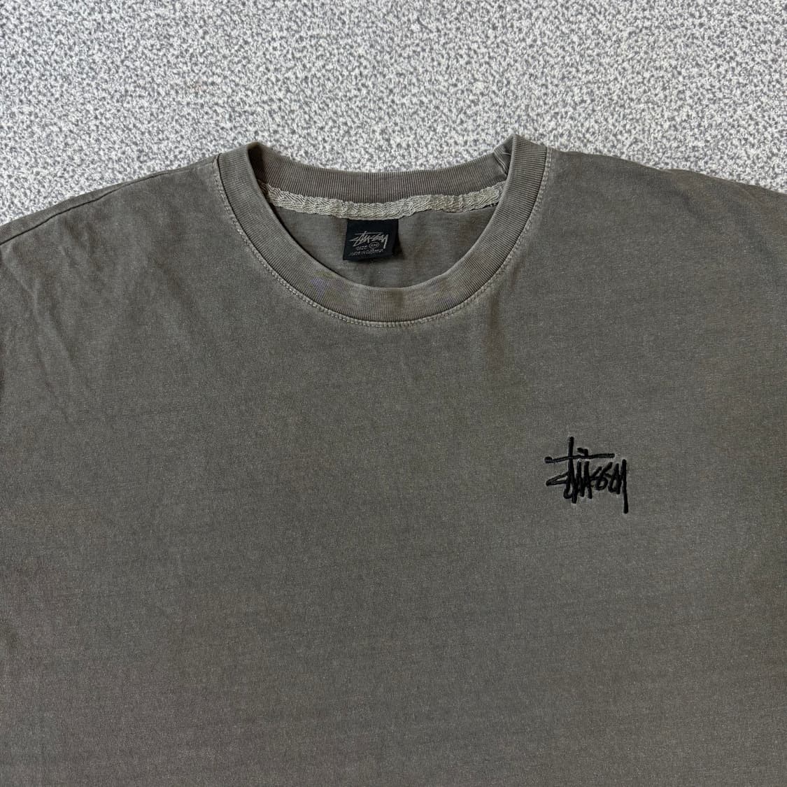 Stussy 스투시 차콜 피그먼트 반팔 XXL 상품이미지3