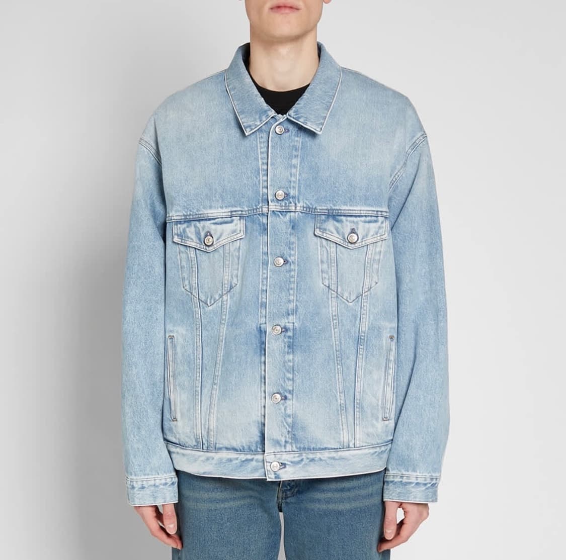 (48)발렌시아가 레인보우 플레그 데님 자켓 상품이미지2