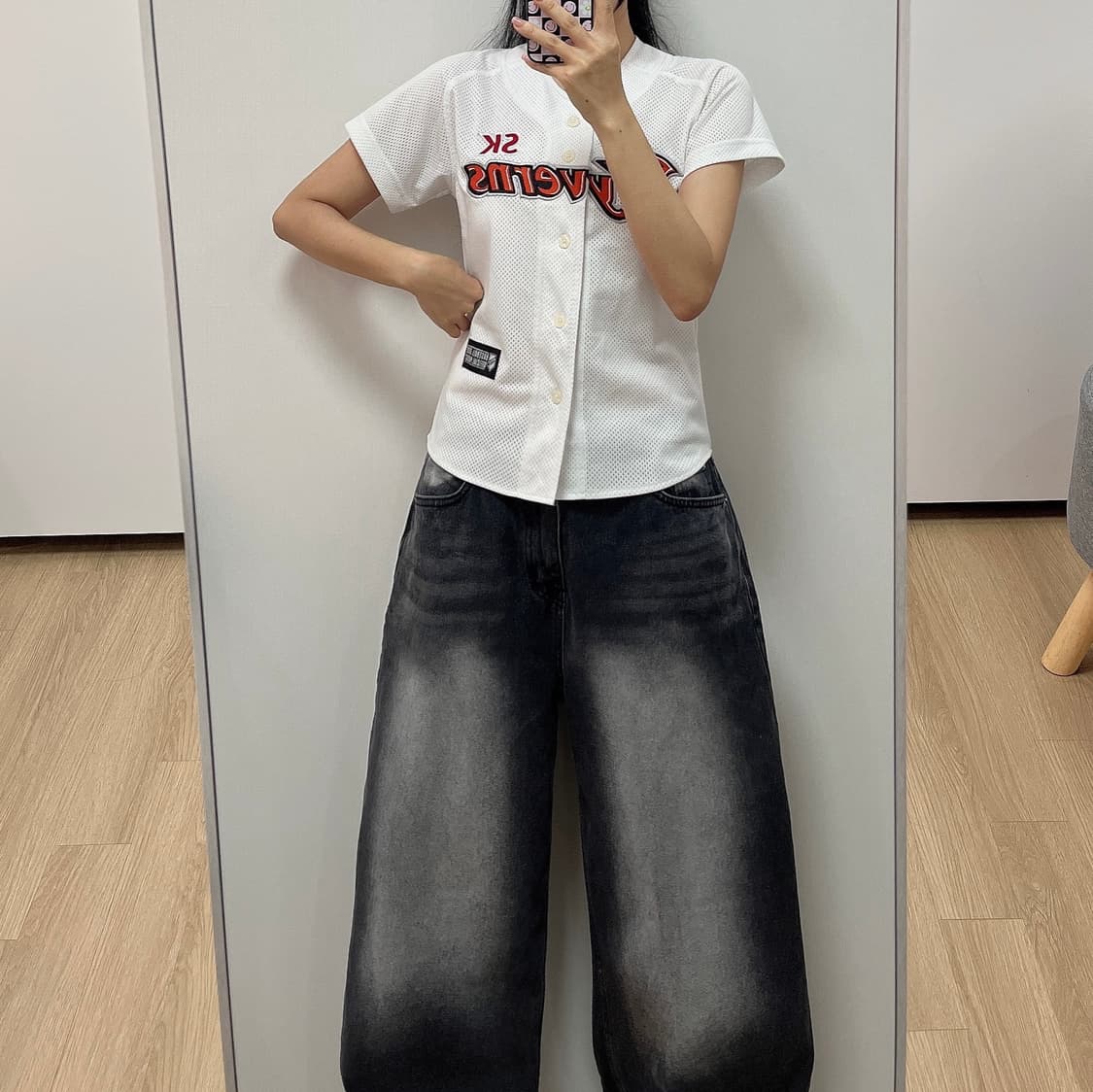 SK와이번스 김광현 마킹 야구 홈 유니폼 상품이미지1