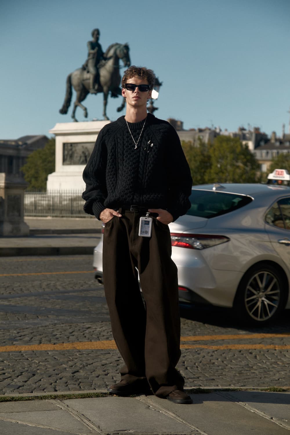 Stu 아란 니트 블랙 [m] 상품이미지2